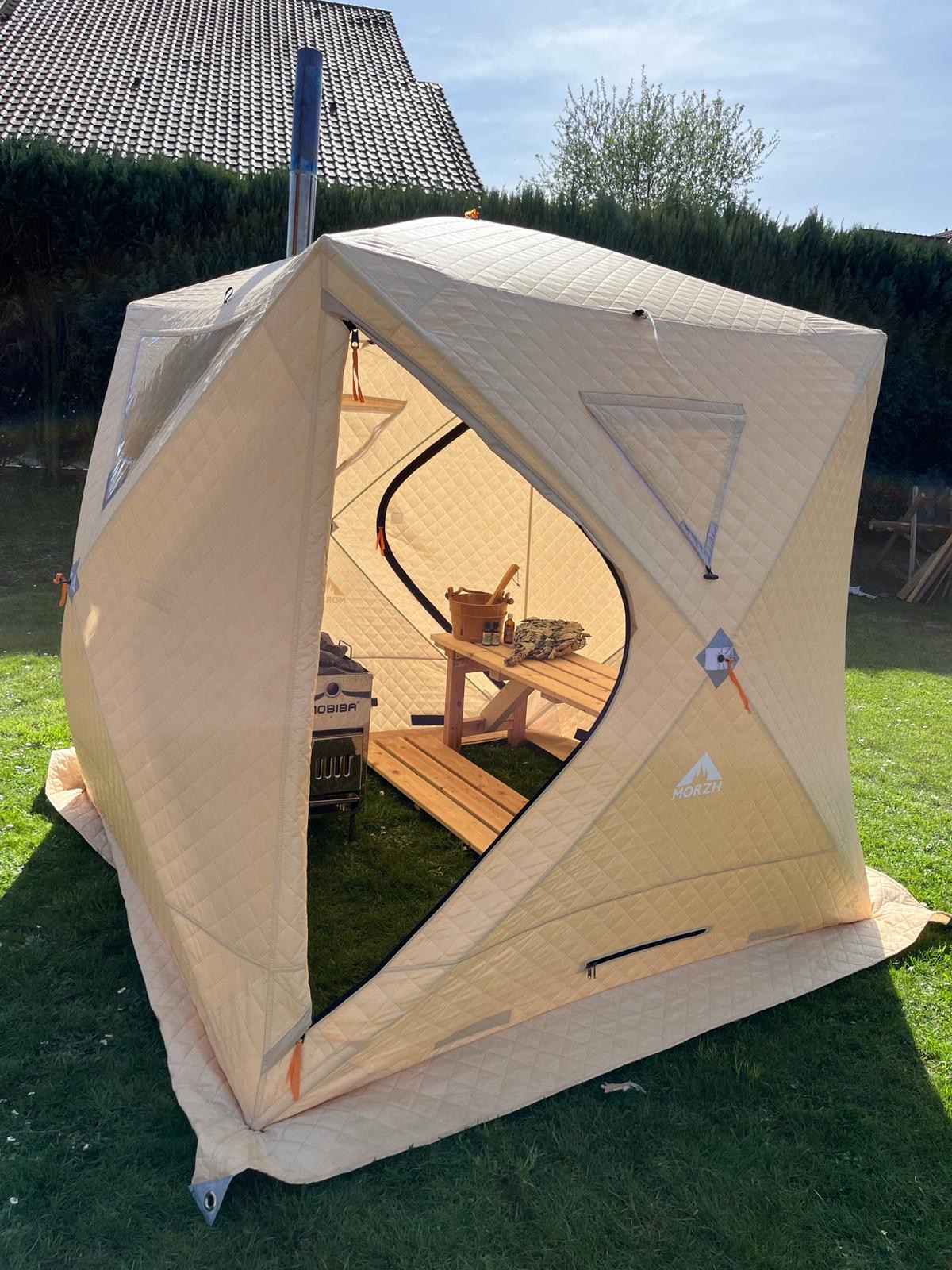 Mobile Zeltsauna